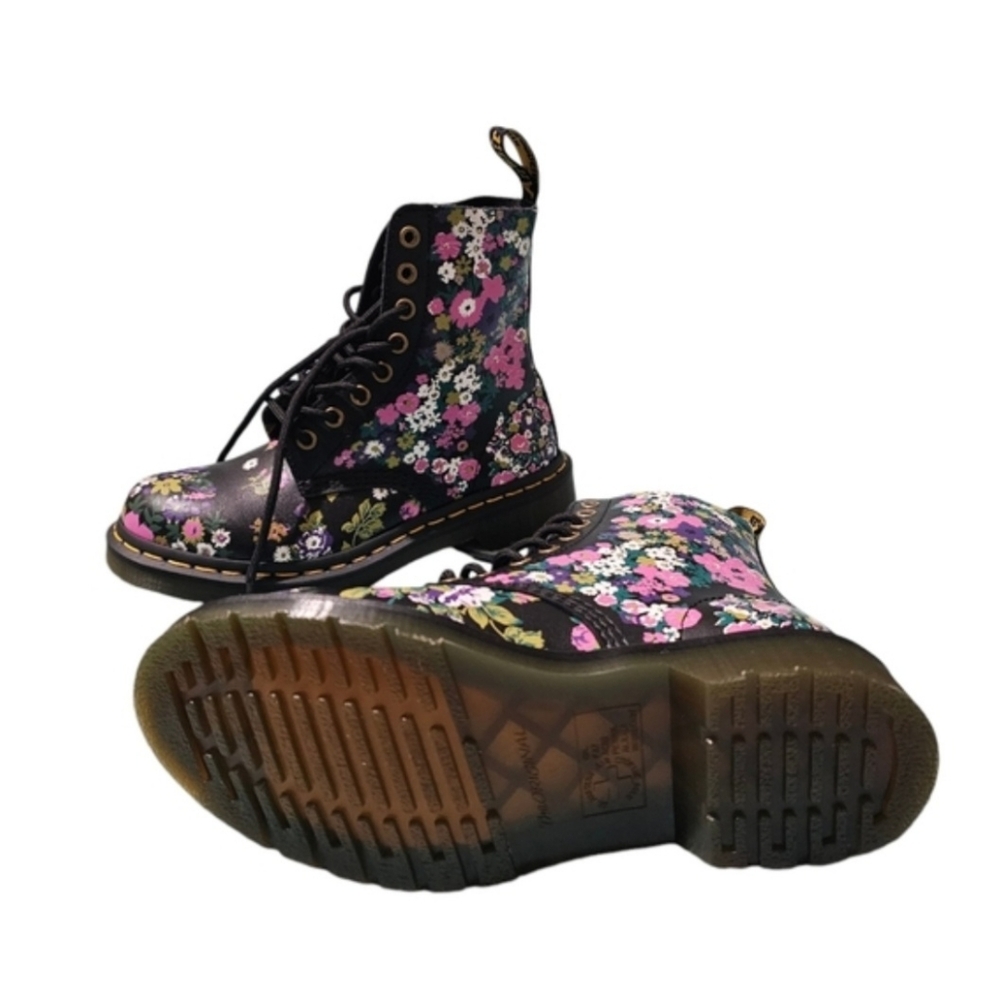 Dr. Martens Pascal Vintage Floral Backhand Boots Womens Size 6 - Picture 6 of 7